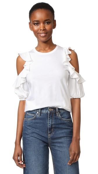 No 21 T Shirt With Ruffles