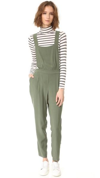 Bb Dakota Kelly Crepe Overalls