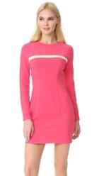 Black Halo Perkin Colorblock Mini Dress