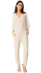 Needle Thread Embroidery Motif Dungarees
