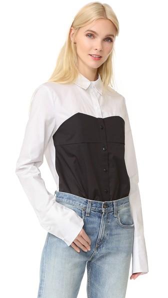 Tibi Bustier Top