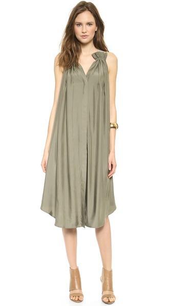 Hatch The Lily Dress - Olive