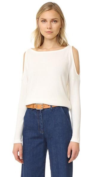 Splendid Cold Shoulder Sweater