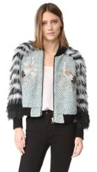 Mila Furs Penny Bomber Jacket