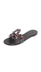 Giuseppe Zanotti Flat Jeweled Sandals