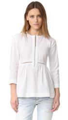 Elizabeth And James Jacqueline Long Sleeve Gathered Top