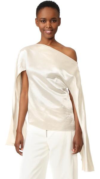 Christopher Esber Ilona Open Sleeve Blouse