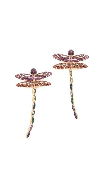 Noir Jewelry Dragonfly Earrings