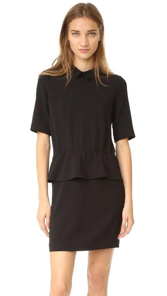 Ganni Clark Ruffle Dress
