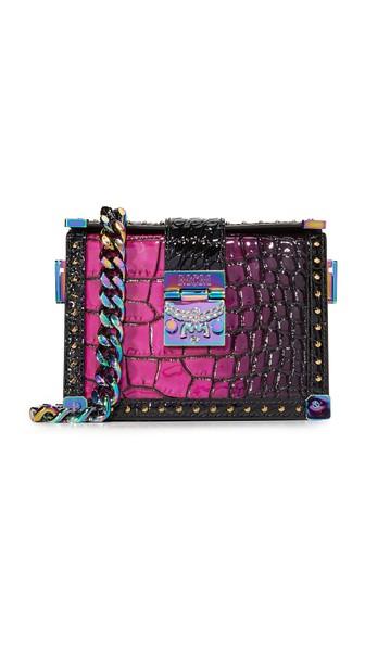 Mcm Mitte Degrade Kroko Cross Body Bag