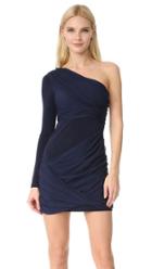 Alice Olivia Crissy Wrap One Sleeve Goddess Dress