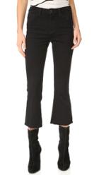 L Agence Sophia High Rise Crop Flare Jeans