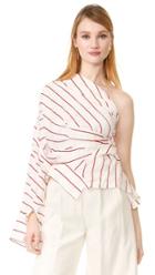 A W A K E One Shoulder Twisted Top
