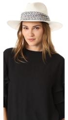 Janessa Leone Marine Short Brimmed Panama Hat