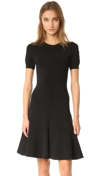 T By Alexander Wang Short Sleeve Flare Dress