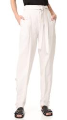 Helmut Lang Loose Fitted Tie Front Trousers