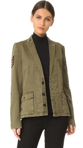 Zadig Voltaire Virginia Grunge Army Jacket