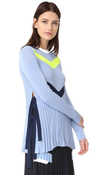 Versace Knit Chevron Sweater