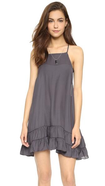 Free People Raven Slip Dress - Charcoal