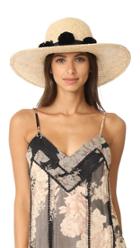 Kate Spade New York Sunhat With Pom Poms