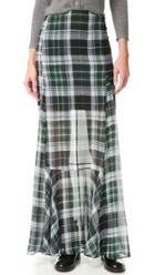 Mcq Alexander Mcqueen Flared Fluid Maxi Skirt