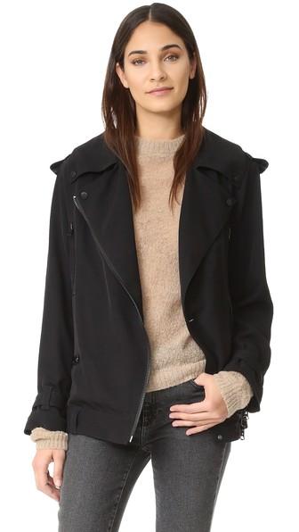 Acne Studios Lilja Moto Trench Jacket