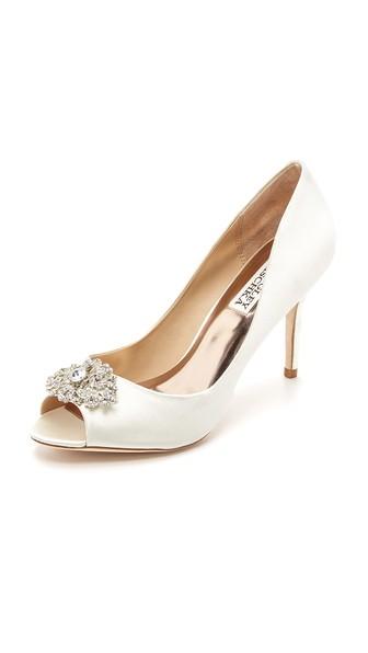 Badgley Mischka Accent Pumps - Ivory