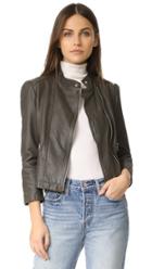 Rebecca Taylor Leather Moto Jacket