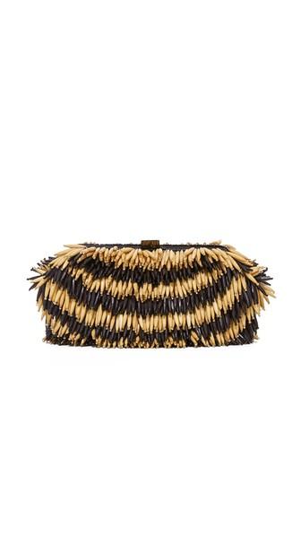 Santi Bead Fringe Clutch