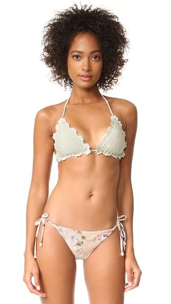 Zimmermann Aerial Crochet Bra Bikini