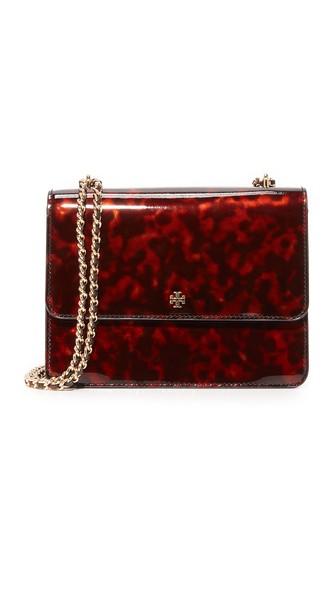 Tory Burch Robinson Tortoise Convertible Shoulder Bag