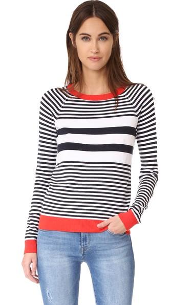 525 America Stripe Crew Neck Sweater