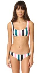 Solid Striped The Elle Bikini Top
