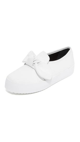 Rebecca Minkoff Stacey Leather Slip On Sneakers