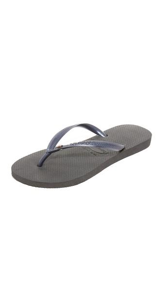 Havaianas Slim Crystal Glamour Flip Flops