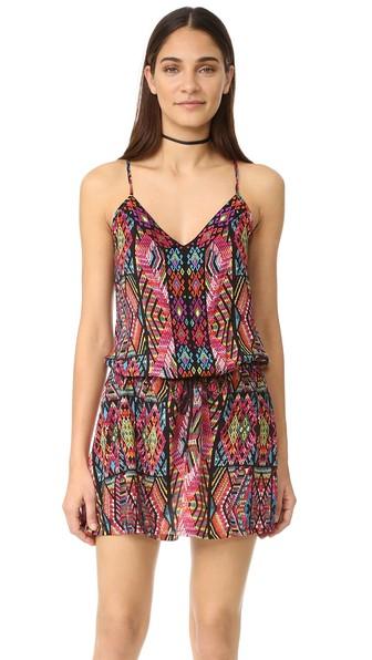 Nanette Lepore Mayan Mosaic Cover Up Dress