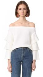 Endless Rose Off Shoulder Tiered Sleeve Top