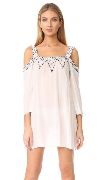 Shoshanna Off Shoulder Tank Dress