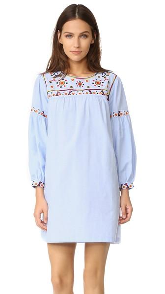 English Factory Embroidery Detail Dress