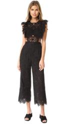 Nightcap X Carisa Rene Eyelet Apron Jumpsuit