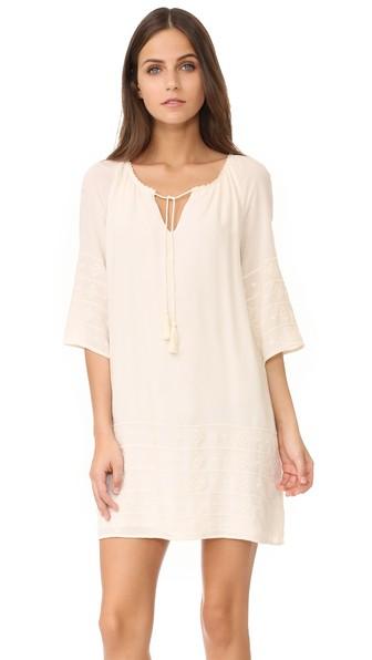 Bb Dakota Kam Embroidered Dress
