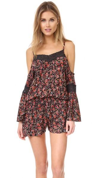 Tiare Hawaii Zella Cold Shoulder Romper