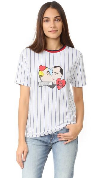 Sjyp Marvel Stripe Tee
