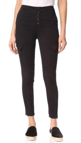 J Brand Brigitte Sky High Utility Cargo Pants
