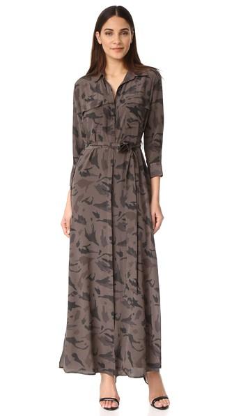 L Agence Cameron Long Shirtdress