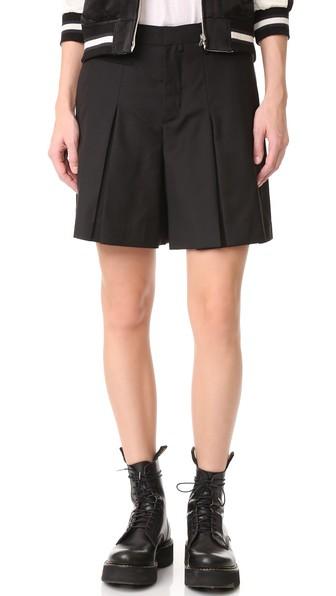 R13 Pleated Shorts