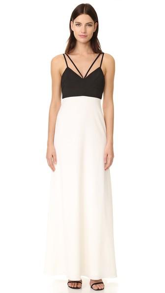 Jill Jill Stuart Colorblock Gown