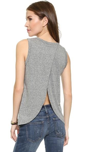 Current Elliott The Cross Back Muscle Tee