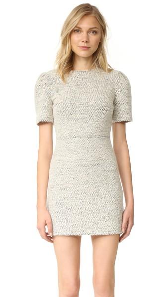 Alice Olivia Genny Pouf Sleeve Dress