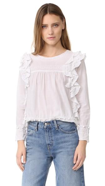 Intropia Eyelet Blouse